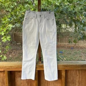 Vince Women's White Jeans Kick Boot Size 26